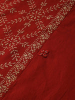 Thumbnail for All About You Women Red & Golden Ethnic Motifs Embroidered Kurta Set - Distacart