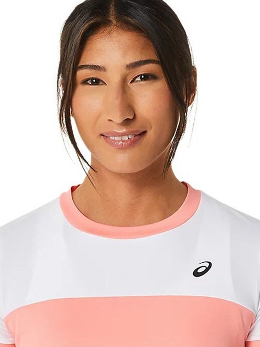 ASICS Court SS Colourblocked Short Sleeved T-Shirt - Distacart