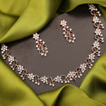 Thumbnail for Tehzeeb Creations Brass, Stone, Crystal, Stainless Steel Gold-Polished Black Jewel Set - Distacart