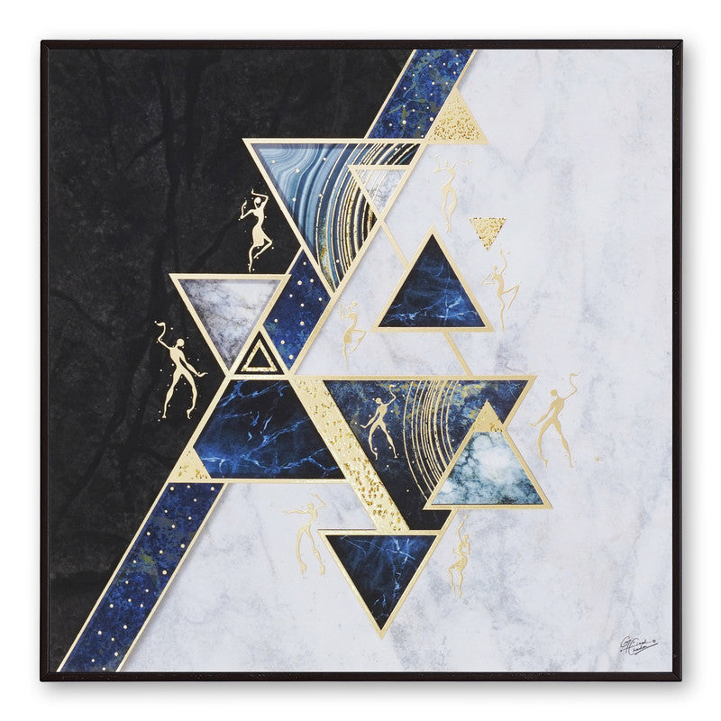 Tehzeeb Creations Golden Embossed Wall Painting