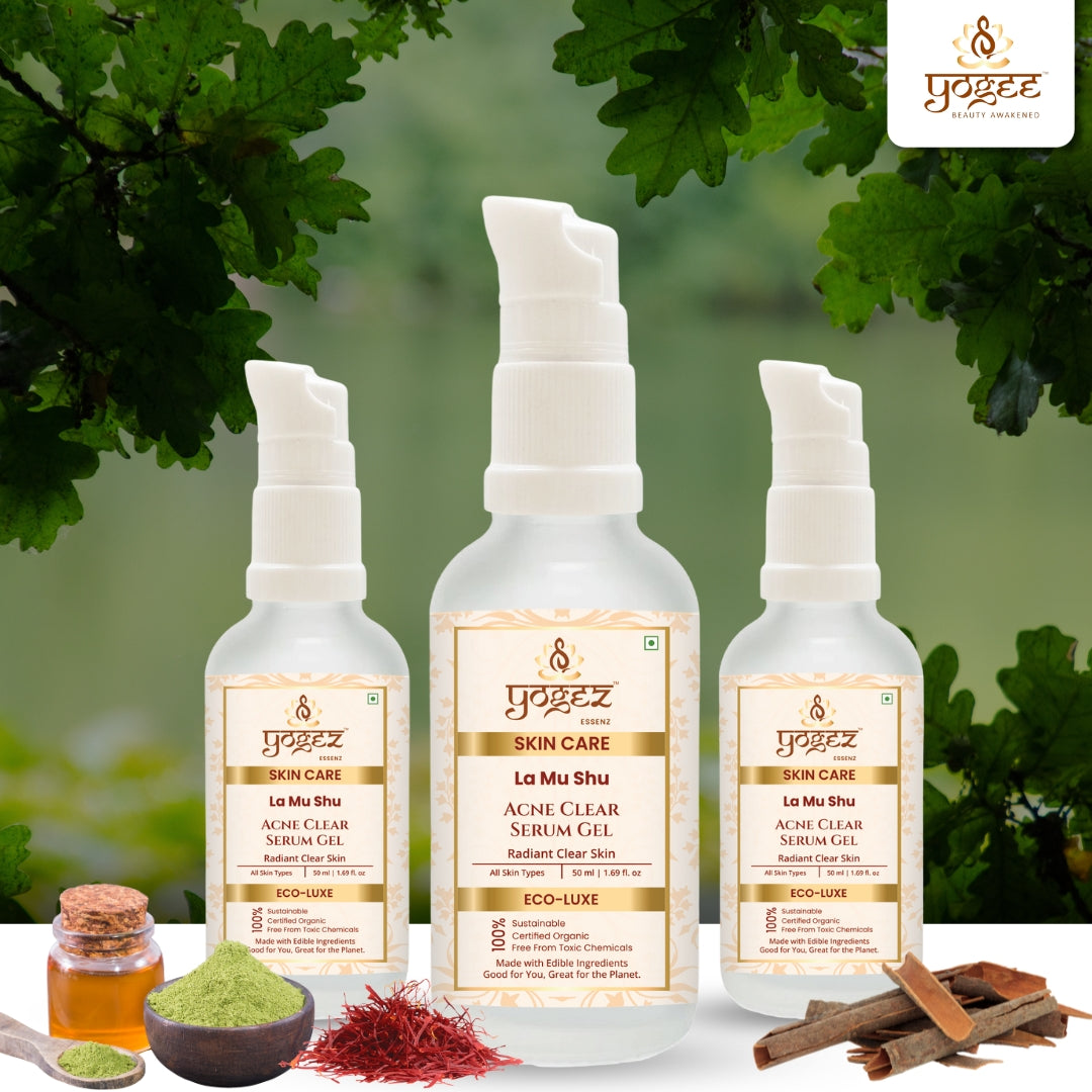 Yogez La Mu Shu Acne Clear Serum Gel - Distacart