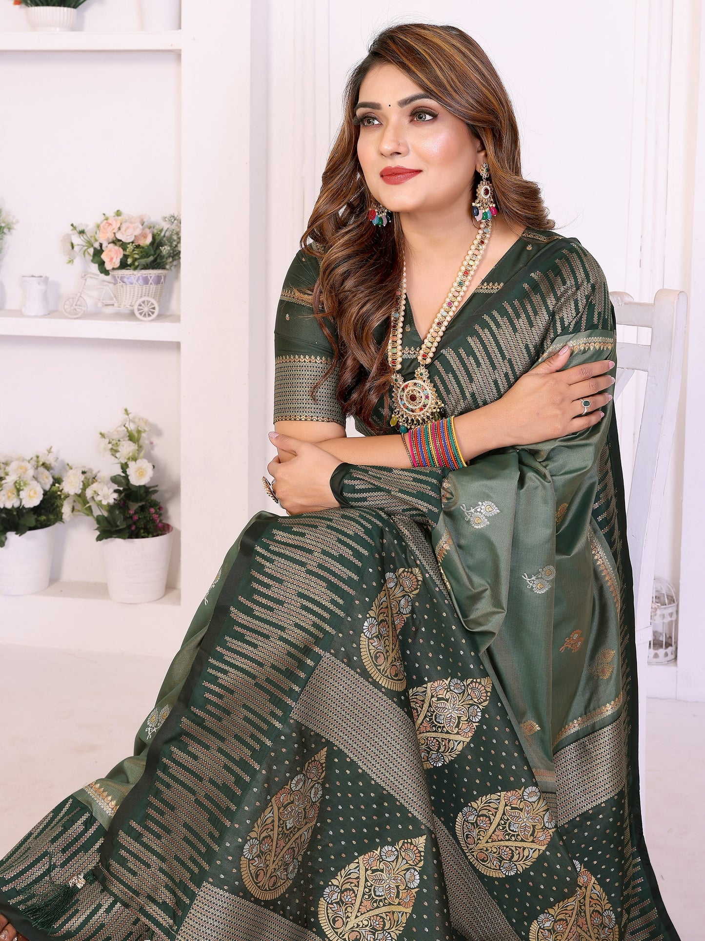 Anaita Premium South Soft Silk Saree - Distacart
