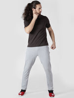 Thumbnail for Alcis Men Brown Solid Polo Collar T-shirt - Distacart