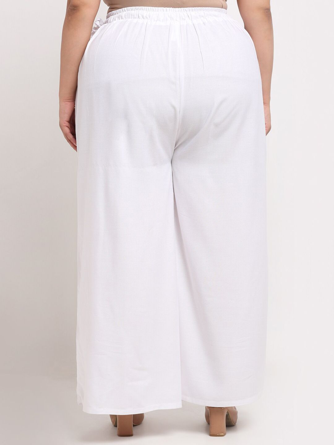 TAG 7 Plus Size Mid-Rise Ethnic Palazzos - Distacart