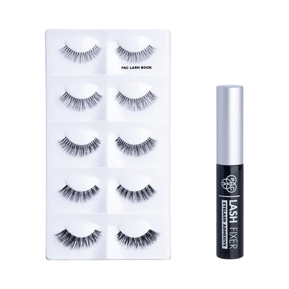 PAC Studio Lash Book Season 1 with Eyelash Glue - Black - Distacart