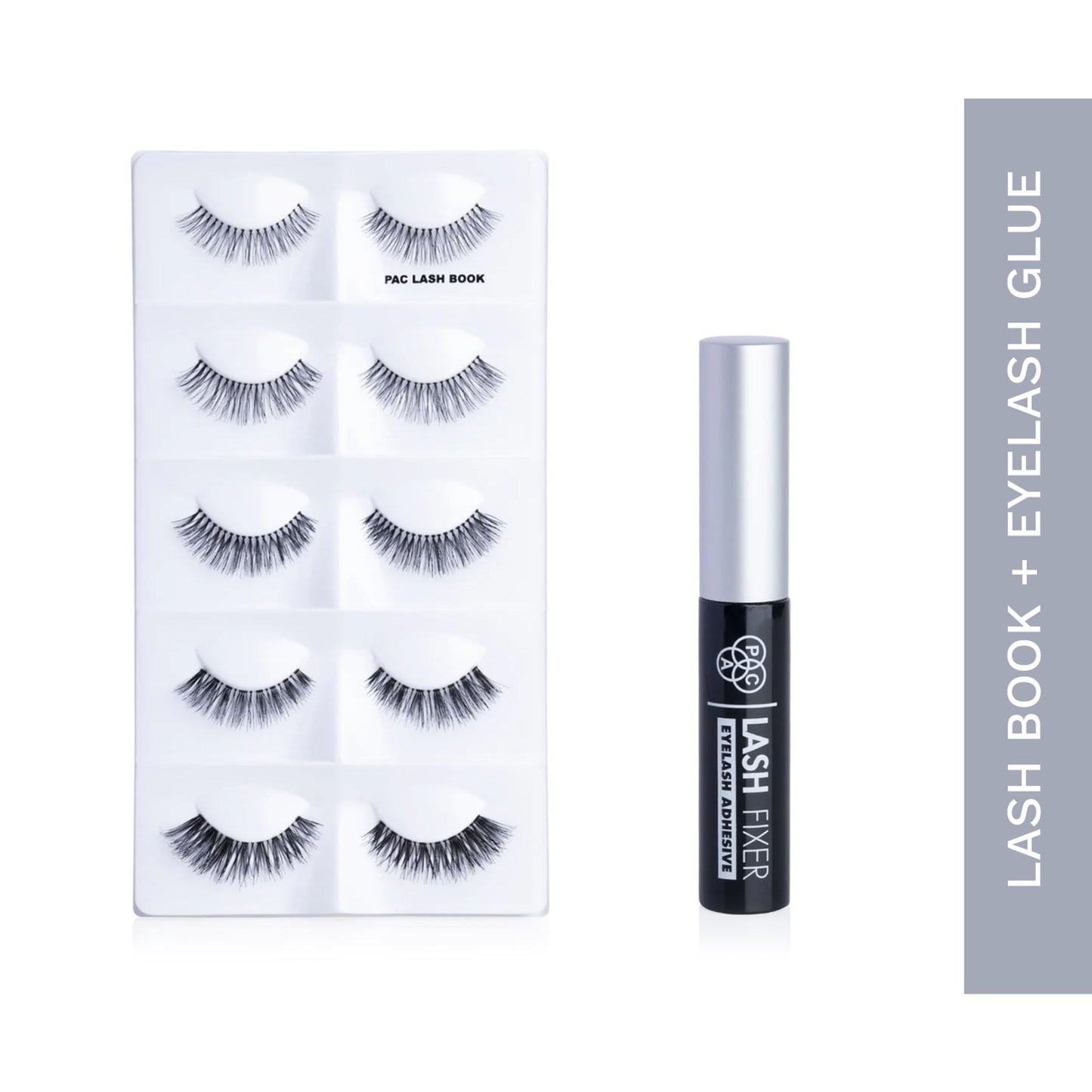 PAC Lash Book Season 1 with Eyelash Glue - Black