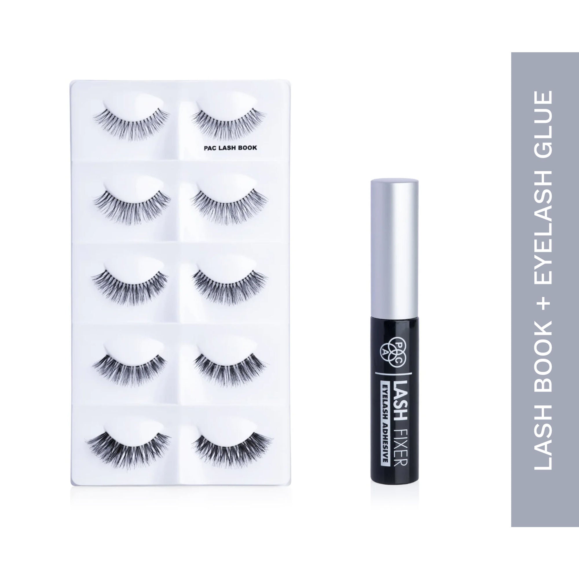 PAC Lash Book Season 1 with Eyelash Glue - Black