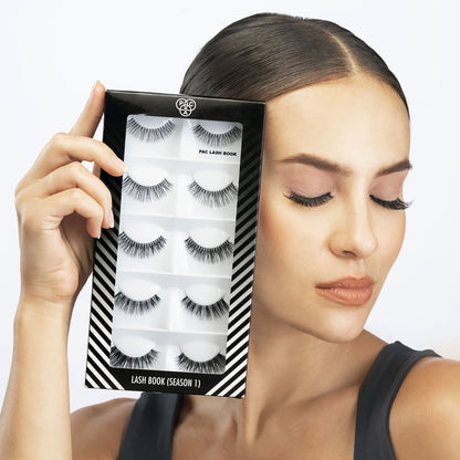 PAC Studio Lash Book Season 1 with Eyelash Glue - Black - Distacart