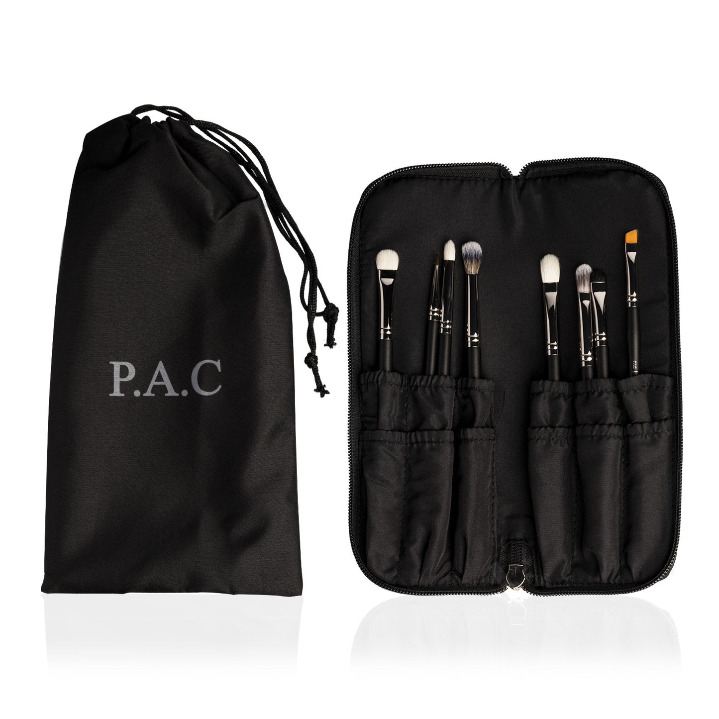 PAC Studio Eye Series Brush Set (8 Brushes) with Cleaner Combo - Distacart