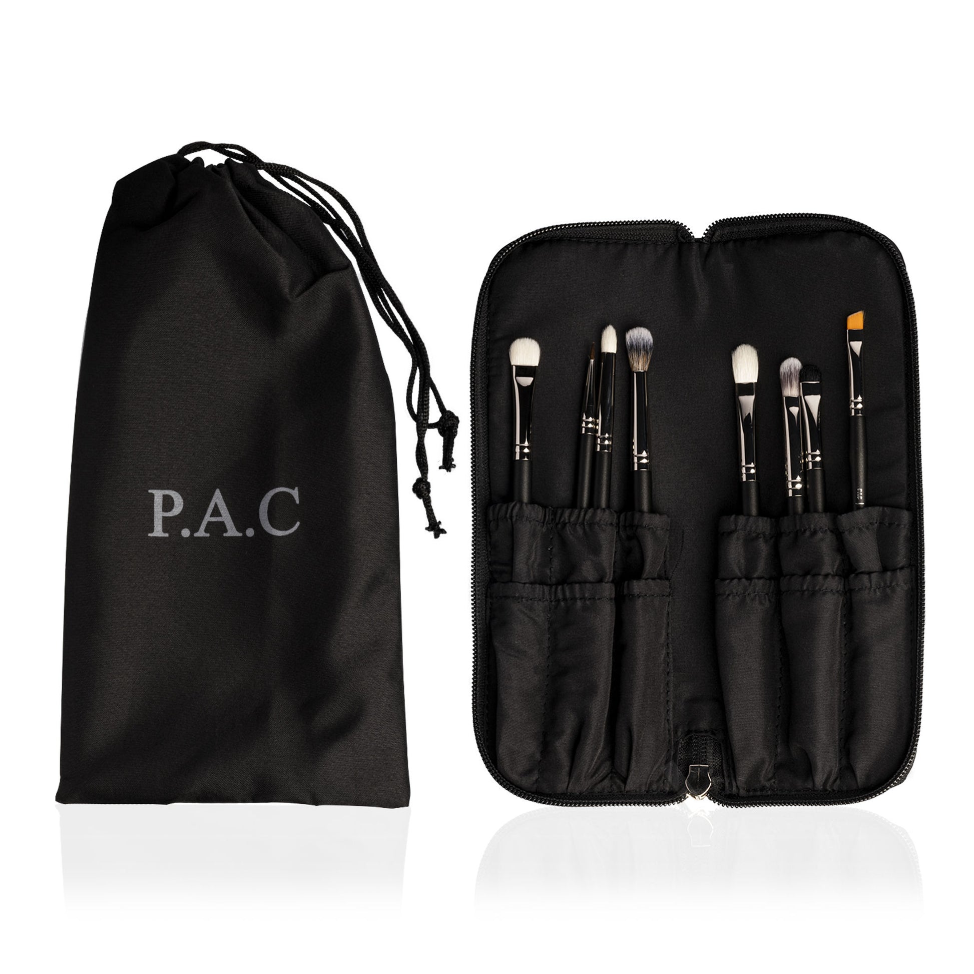 PAC Studio Eye Series Brush Set (8 Brushes) with Cleaner Combo - Distacart
