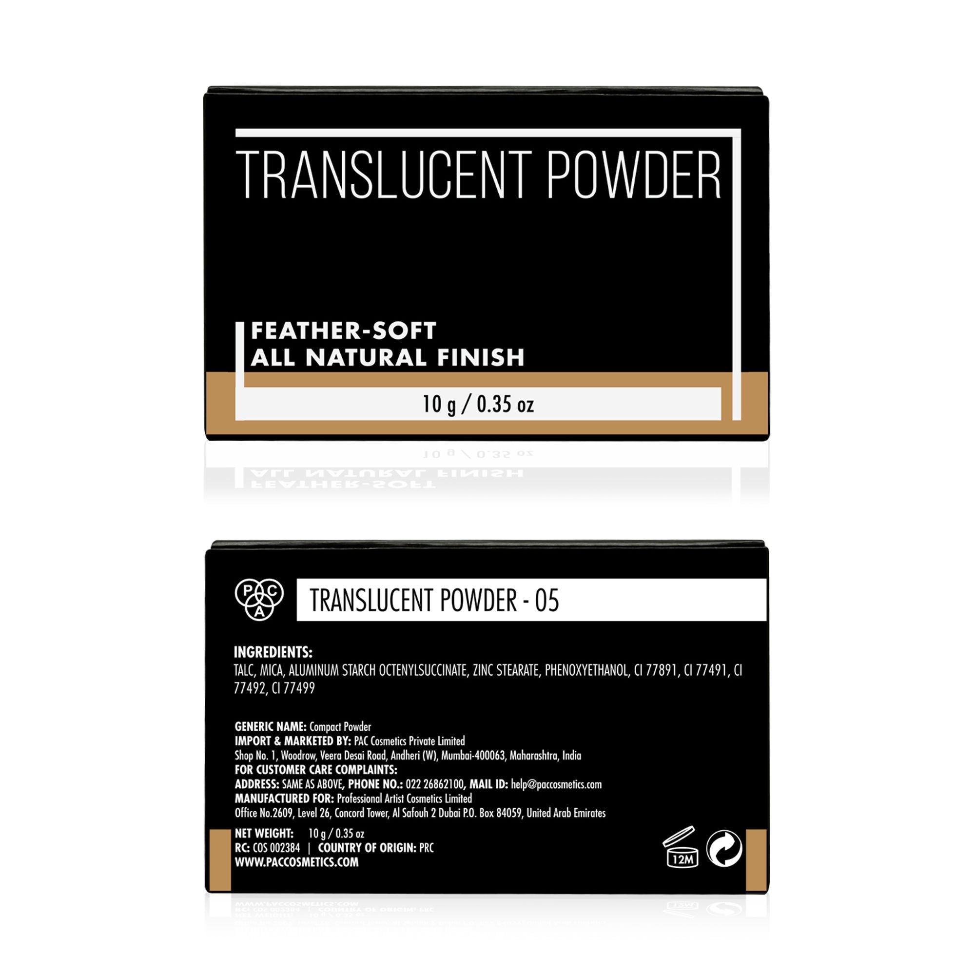 PAC Studio Translucent Powder - 05 - Distacart