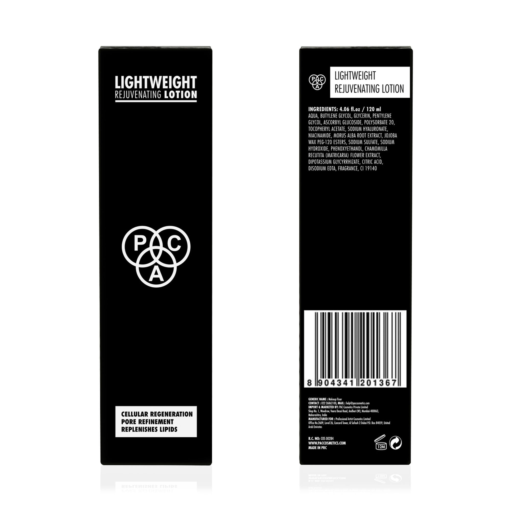 PAC Studio Lightweight Rejuvinating Lotion