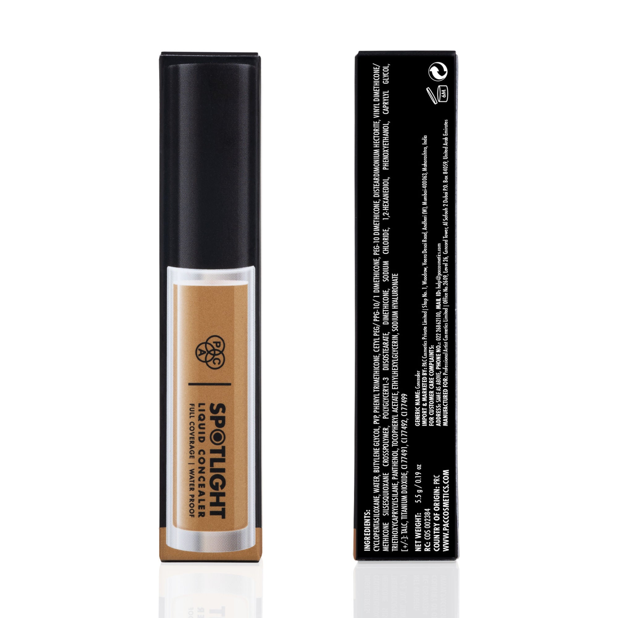 PAC Studio Spotlight Liquid Concealer - 12.5 Dutch Danish - Distacart