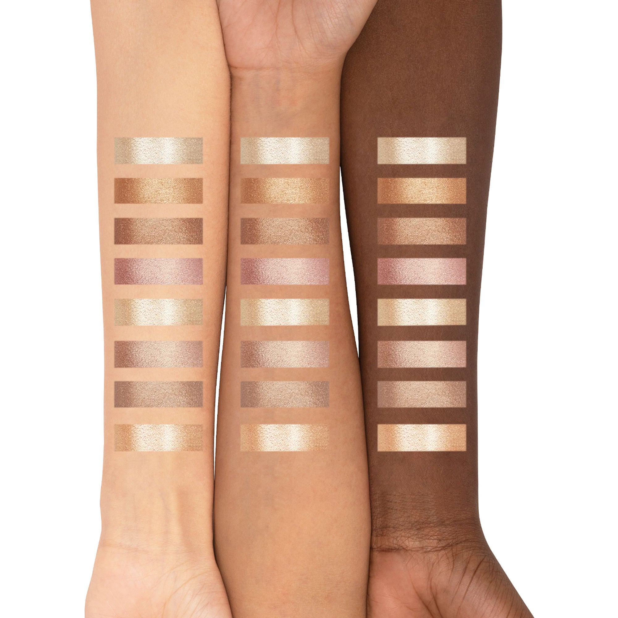 PAC Studio Glowing Goddess Highlighter Palette - Intense Glow, Silky Smooth Micro Pearls, Blends Seamlessly - Distacart