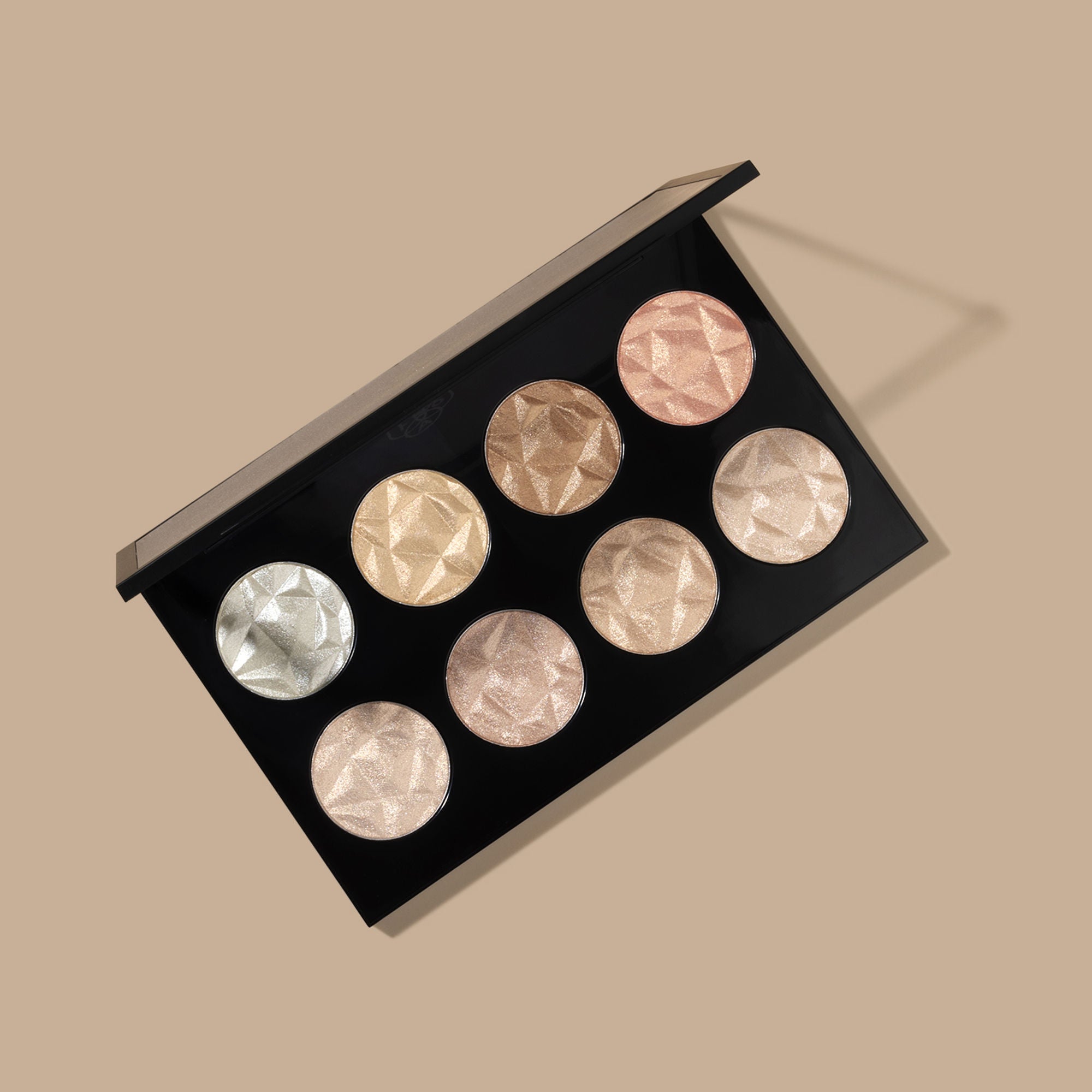 PAC Studio Glowing Goddess Highlighter Palette - Intense Glow, Silky Smooth Micro Pearls, Blends Seamlessly - Distacart
