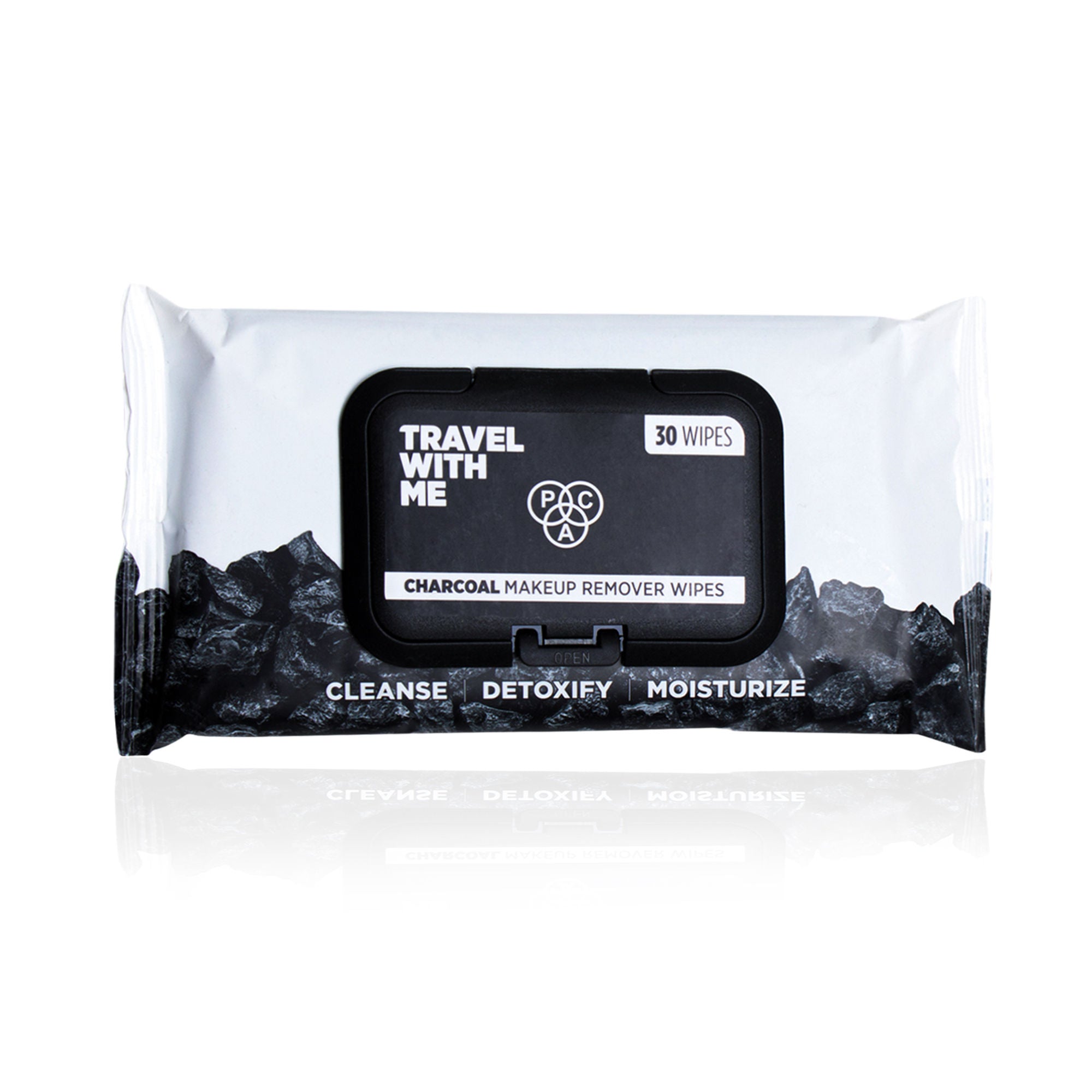 PAC Travel With Me Charcoal Wipes