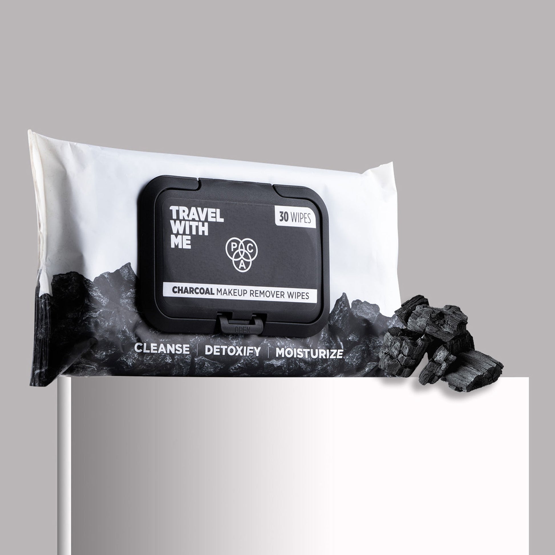 PAC Studio Travel With Me Charcoal Wipes - Distacart