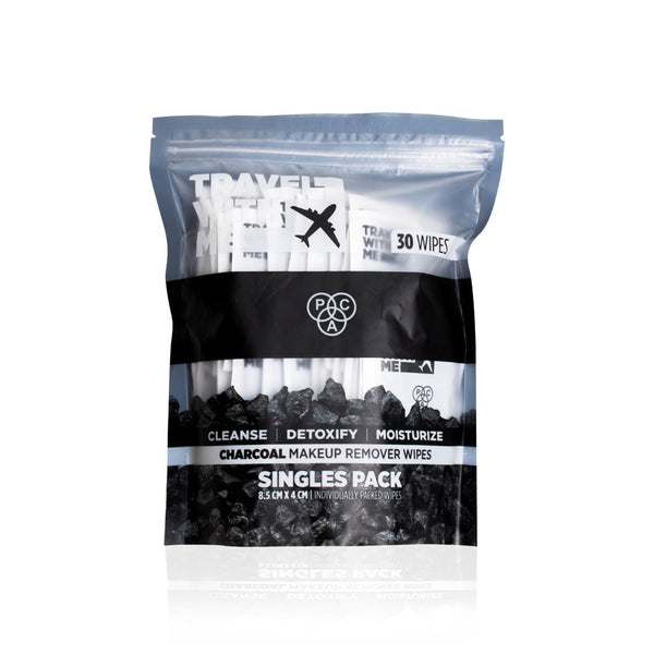 PAC Travel With Me Charcoal Wipes (Singles)