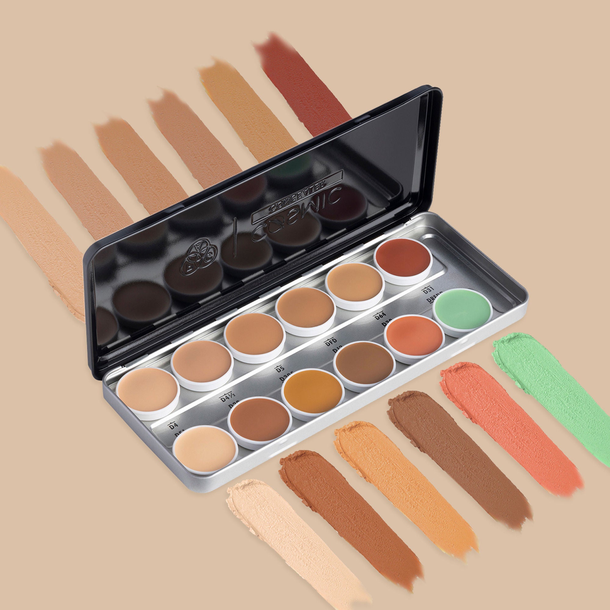 PAC Studio Cosmic Concealer Palette 12 Colors - Distacart