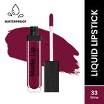 Thumbnail for Swiss Beauty Ultra Smooth Matte Liquid Lipstick - 33 Wine