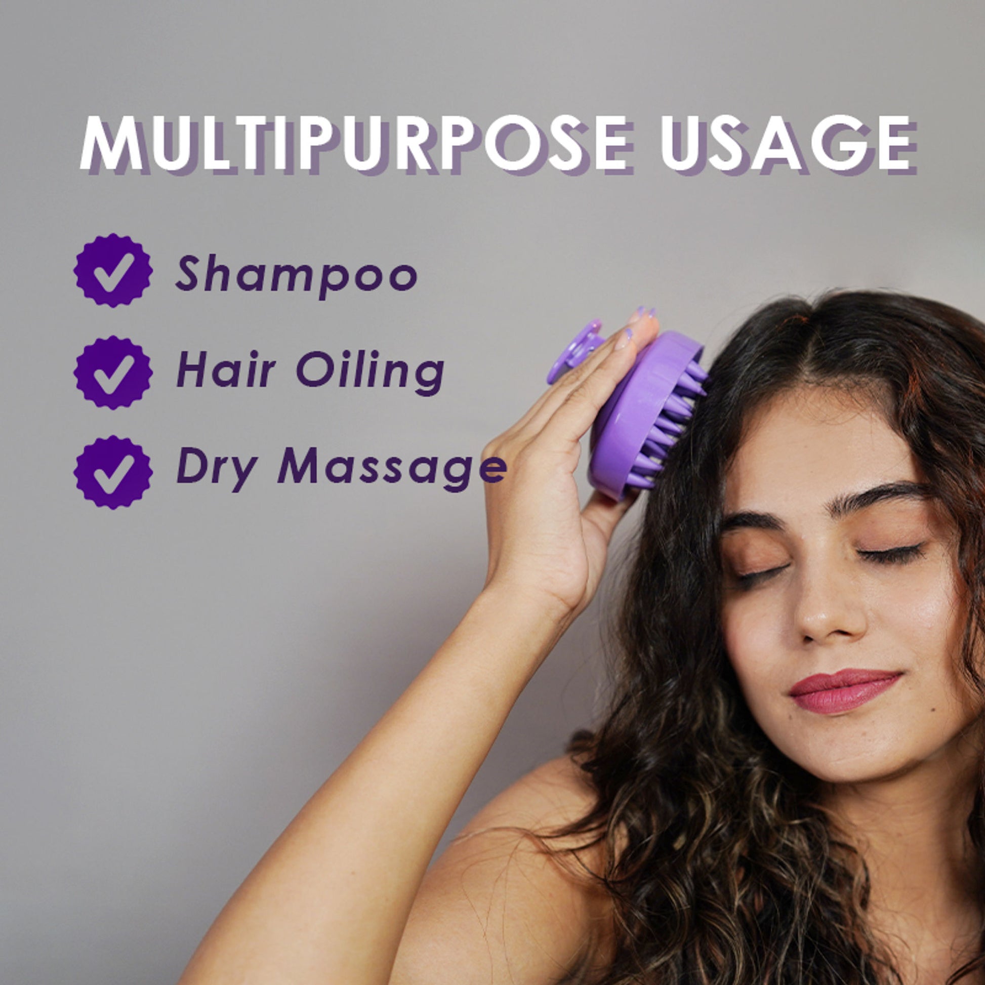 Scalppie Scalp Massager And Shampoo Brush - Midnight Black - Dista