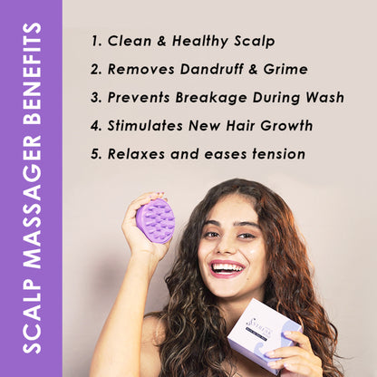Scalppie Scalp Massager And Shampoo Brush - Green - Dista