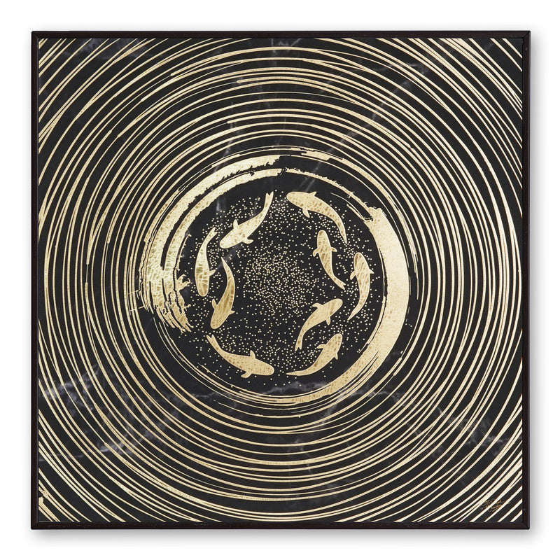 Tehzeeb Creations Golden Embossed Wall Painting