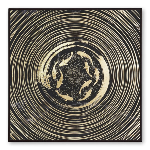 Tehzeeb Creations Golden Embossed Wall Painting