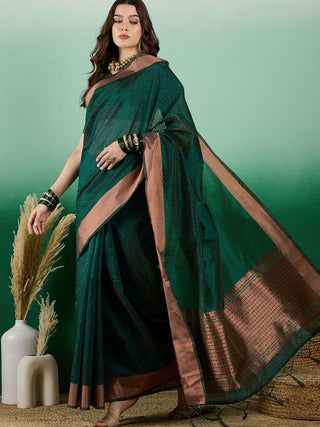 Mitera Woven Design Zari Saree - Distacart