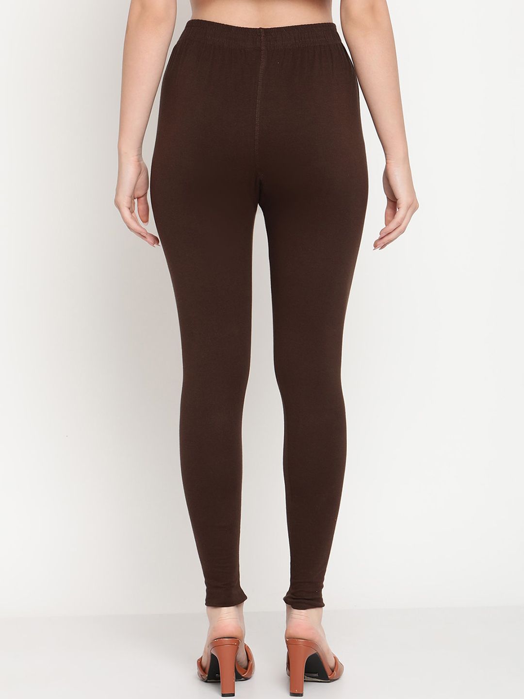 TAG 7 Pack of 2 Blue & Brown Ankle Length Leggings - Distacart