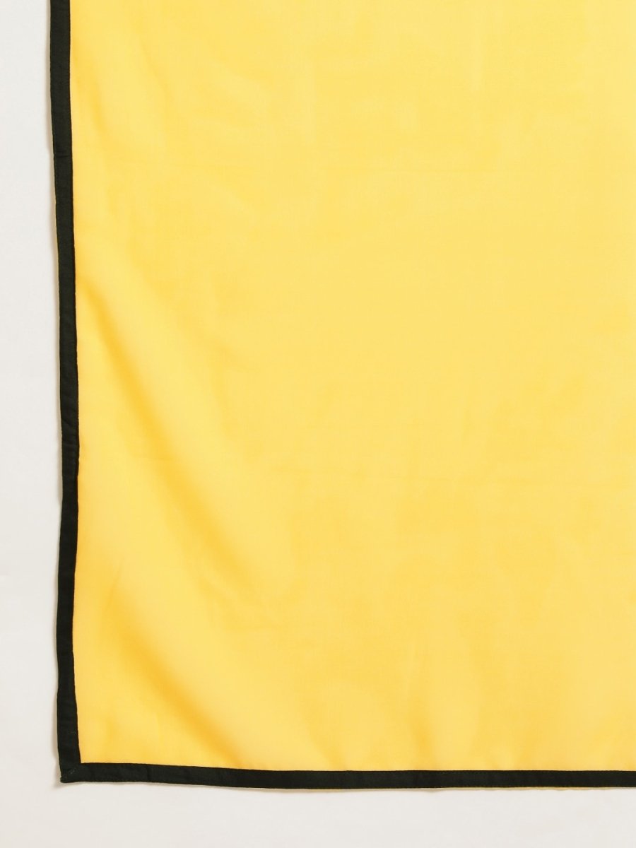 All About You Women Yellow Printed Kurta with Trousers & With Dupatta - Distacart