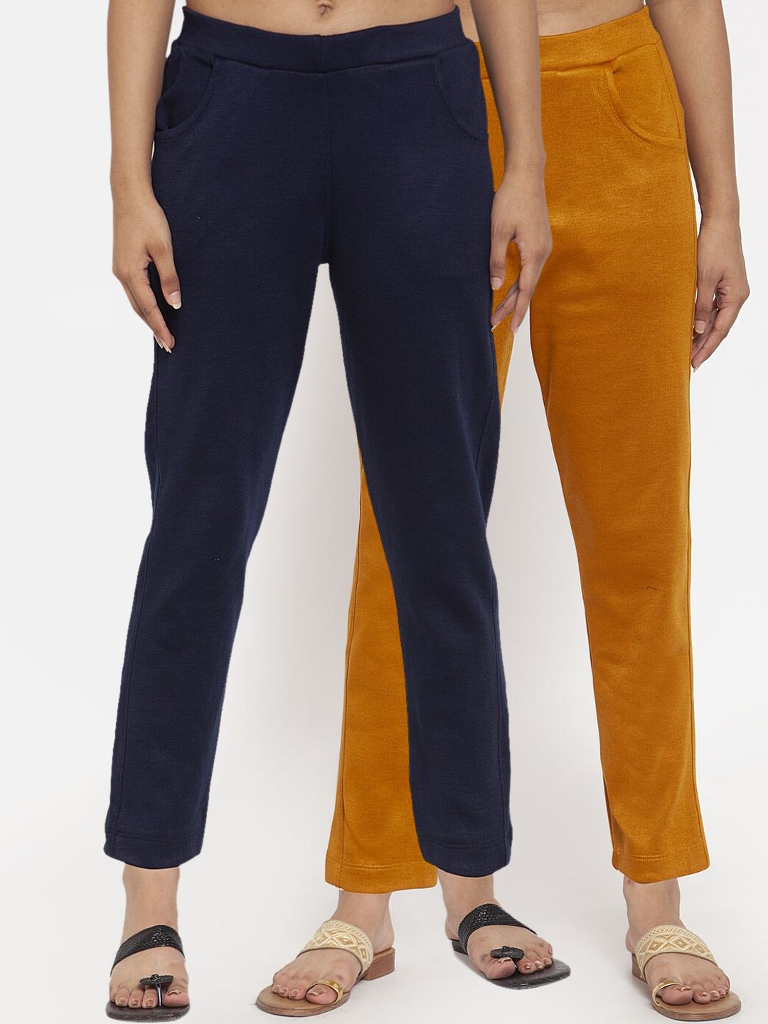 TAG 7 Women Pack of 2 Solid Leggings - Distacart