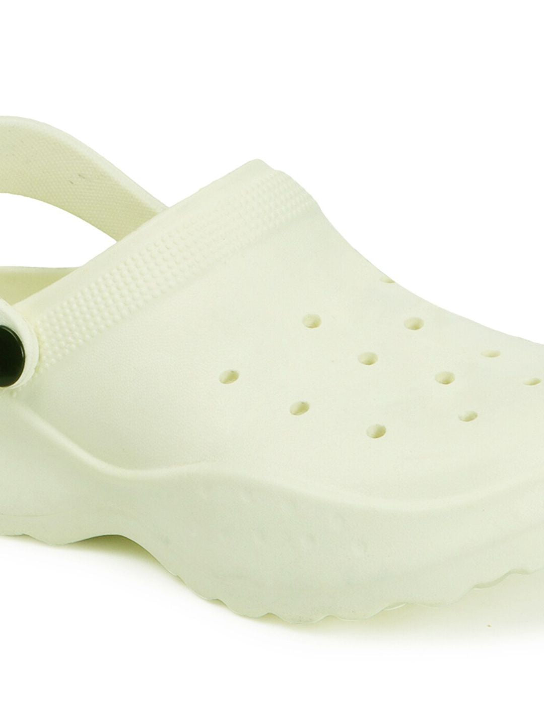 Roadster The Lifestyle Co. Women White Self Design Lightweight Clogs