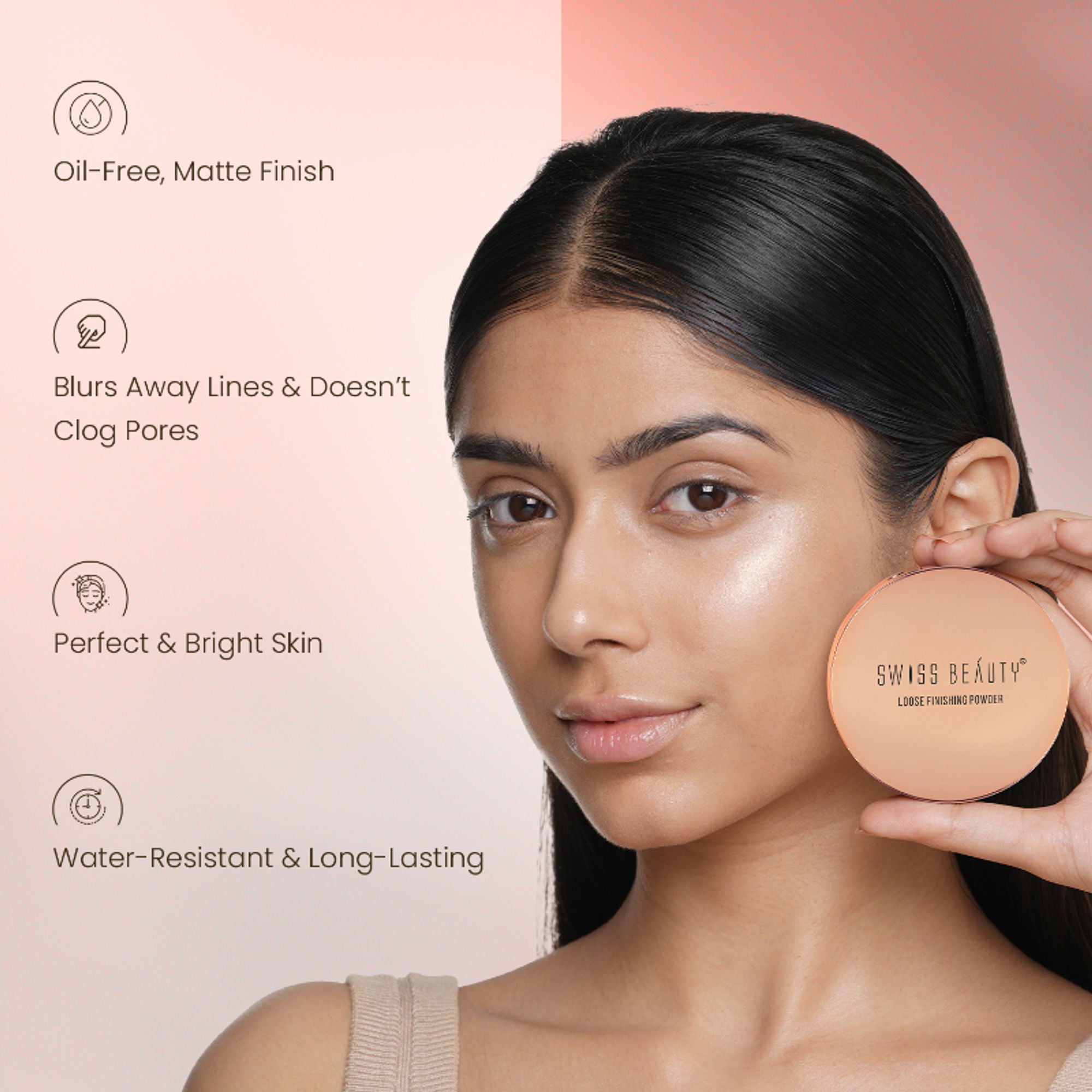 Swiss Beauty Ultra Fine Matte Loose Finish Powder - 05 Ivory - Distacart