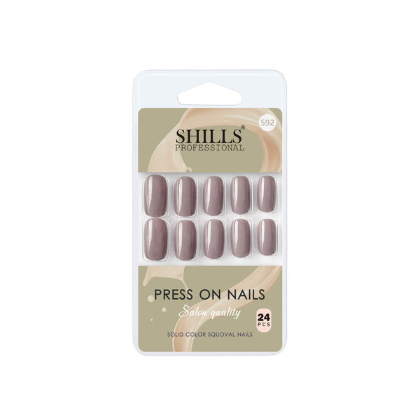 shills professional reusable press on nails square spn592