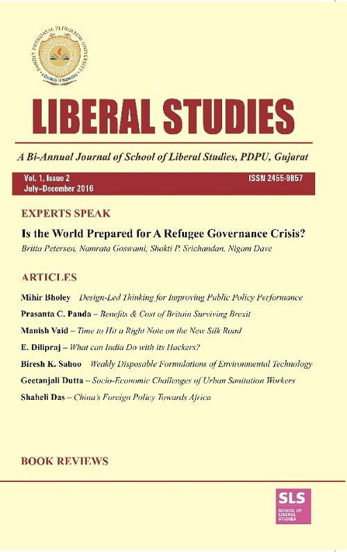 Liberal Studies : a Bi-Annual Journal of School of Liberal Studies, Pdpu, Gujarat (Vol. 1, Issue 2) July-December 2016 - Gyan Books - Distacart