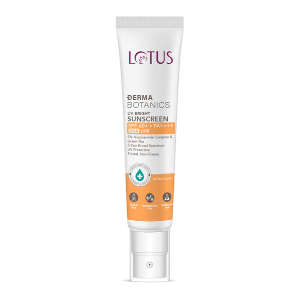 Lotus DermaBotanics 5% Niacinimide Complex + Green Tea UV Bright Sunscreen SPF 60 + PA++++ additional image 9