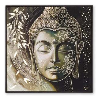 Tehzeeb Creations Golden Embossed Wall Painting