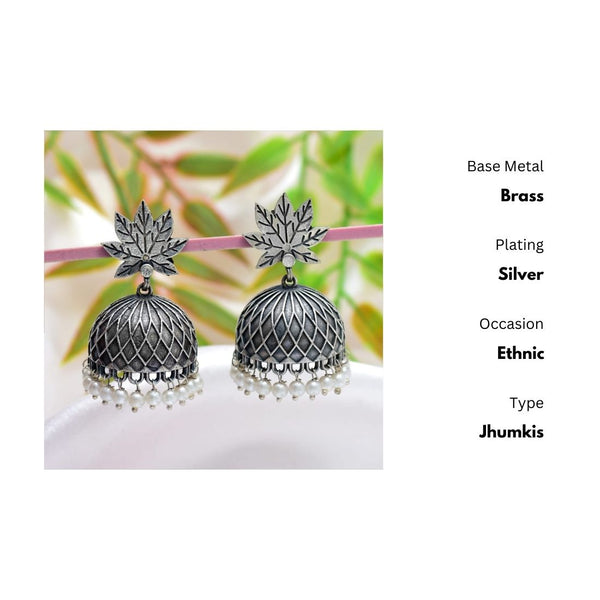 New Stylish Oxidized Gold-Polished Gold Studs Earrings for Womens by House of Ree - Distacart