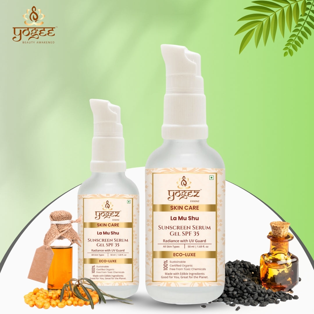 Yogez La Mu Shu Sunscreen Serum SPF 35 - Distacart