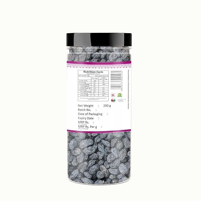 Yum Yum Black Raisins Jar - Dista