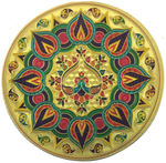 Thumbnail for Stickerbazaar Micro Golden Embossing Rangoli Stickers - Distacart