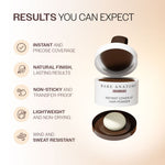 Thumbnail for Bare Anatomy Cover-Up Hair Powder 100% Instant Grey Coverage Seamless Natural Finish - Brown - Dista
