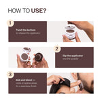 Thumbnail for Bare Anatomy Cover-Up Hair Powder 100% Instant Grey Coverage Seamless Natural Finish - Brown - Dista