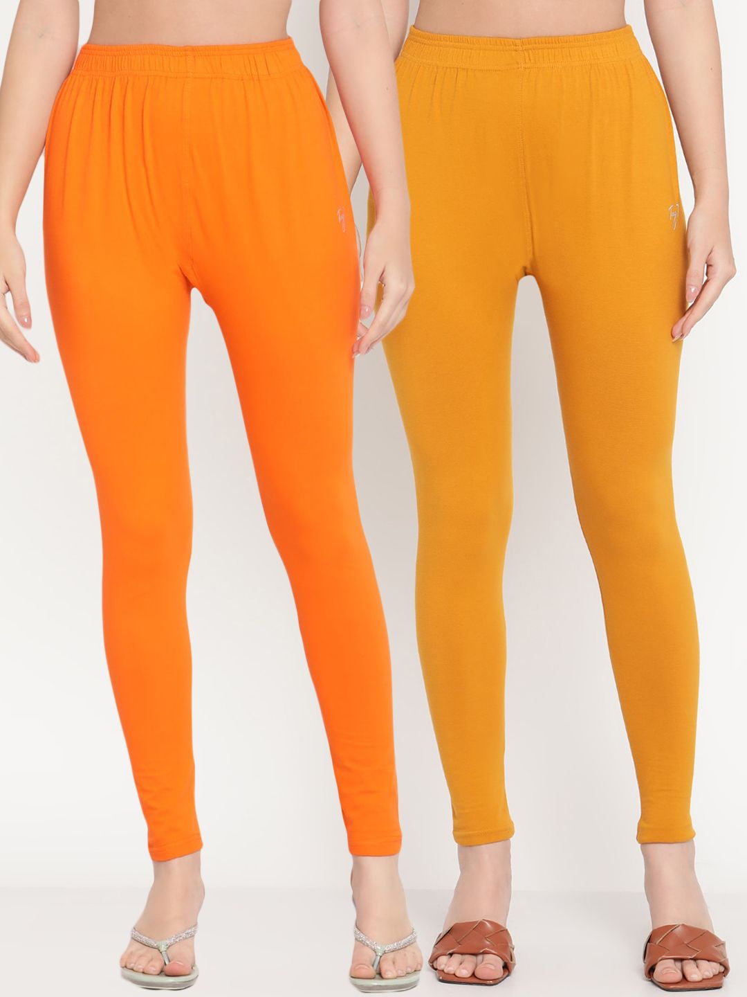 TAG 7 Women Pack of 2 Solid Leggings - Distacart