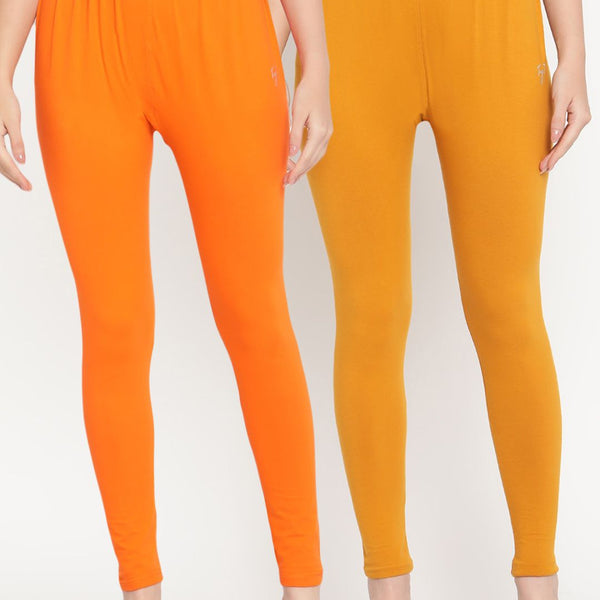 TAG 7 Women Pack of 2 Solid Leggings - Distacart