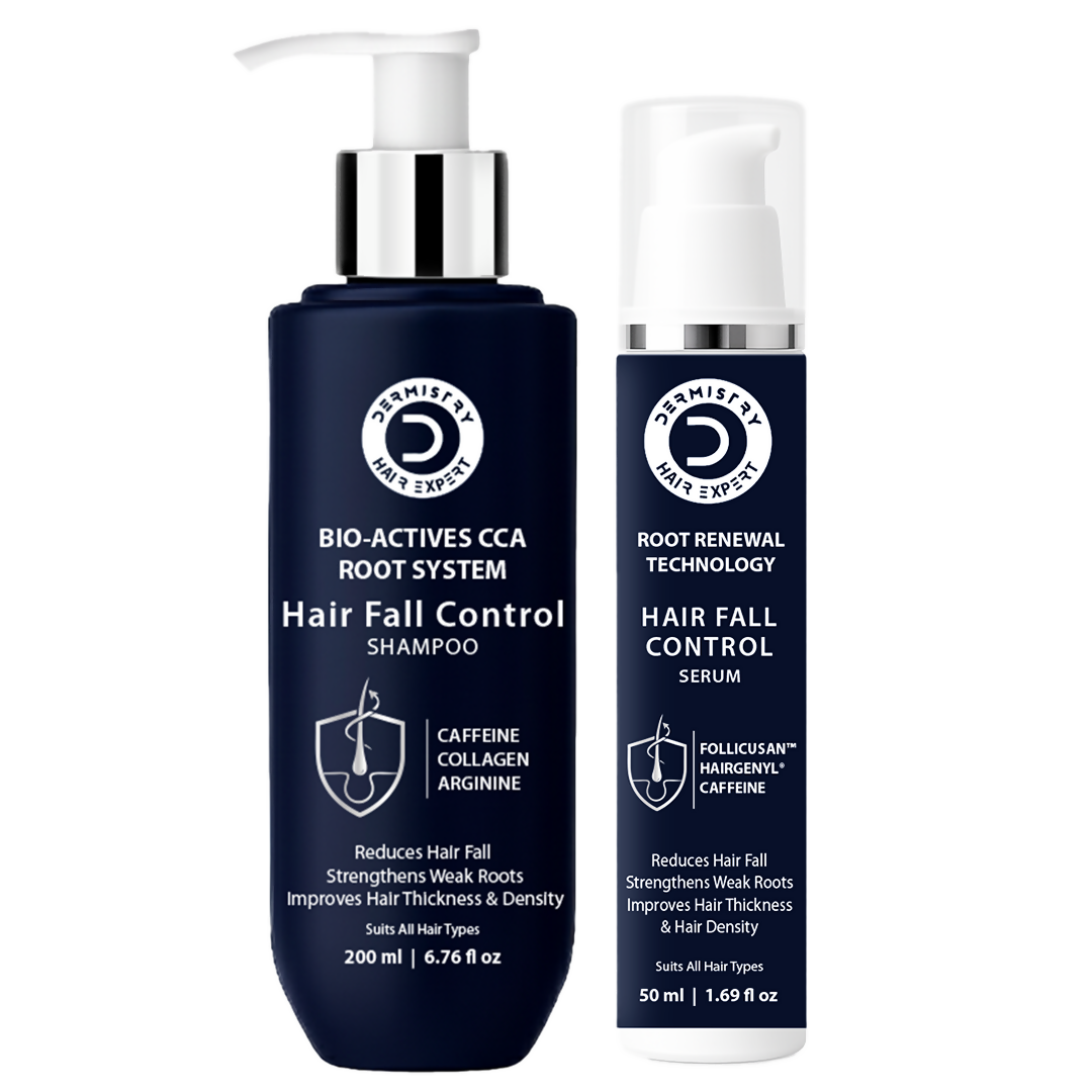 Dermistry Follicusan Hairgenyl & Caffeine Anti Hair Fall Control Serum & Shampoo - Distacart