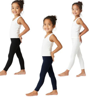 Chilins Lycra Black,Blue,White Cotton Legging for Girls