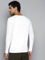 Thumbnail for Alcis Men White Slim Fit Running T-shirt - Distacart