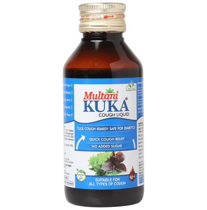 Multani Combo Pack of Kuka Cough Syrup With Kuka Cough Liquid Sugar Free(Each 100 ml)